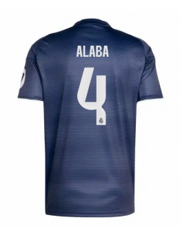 Real Madrid David Alaba #4 Replika Borta Kläder 2025-26 Kortärmad